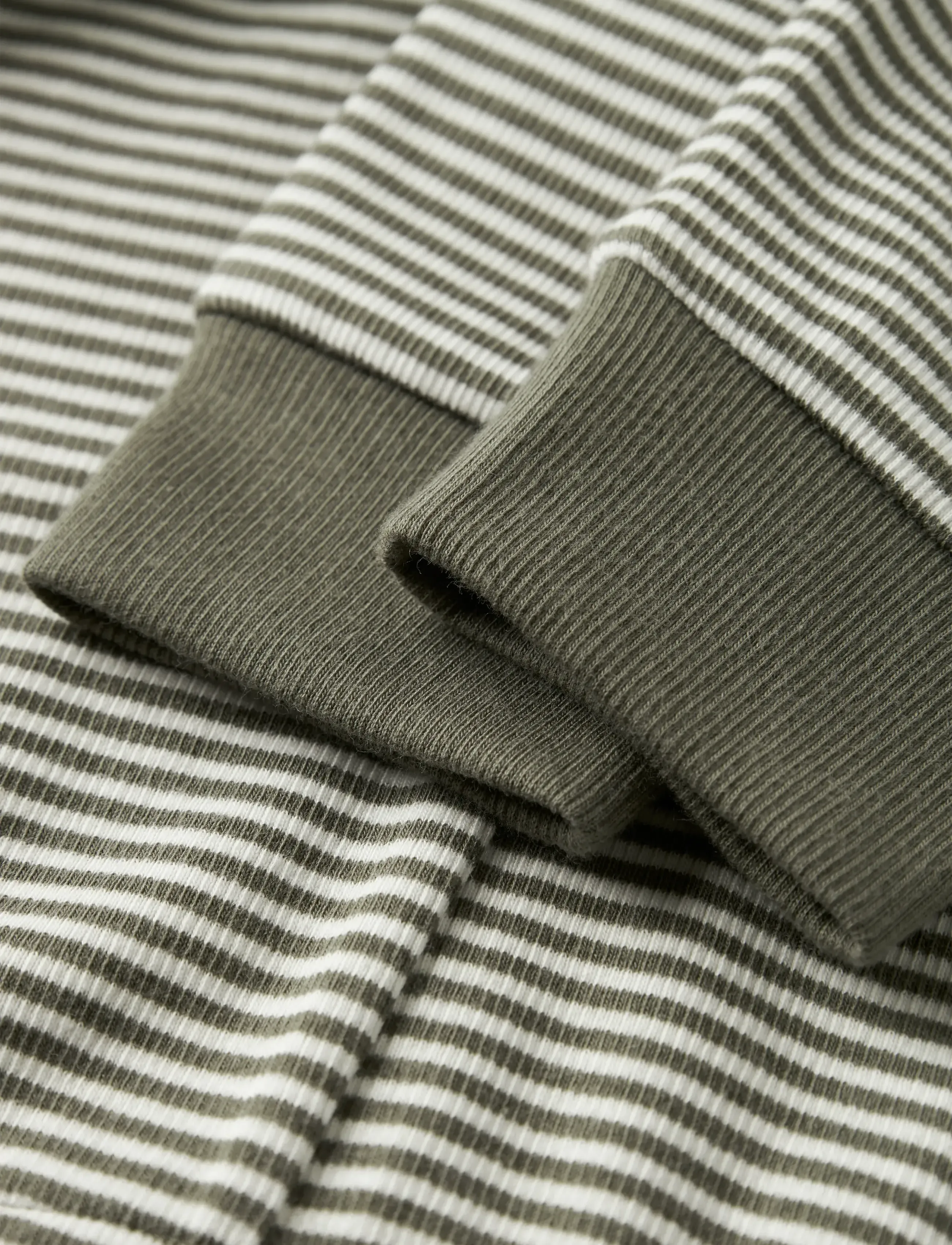 name it - NMNNIGHTSET STRIPE RIB NOOS - sets - dusty olive - 5