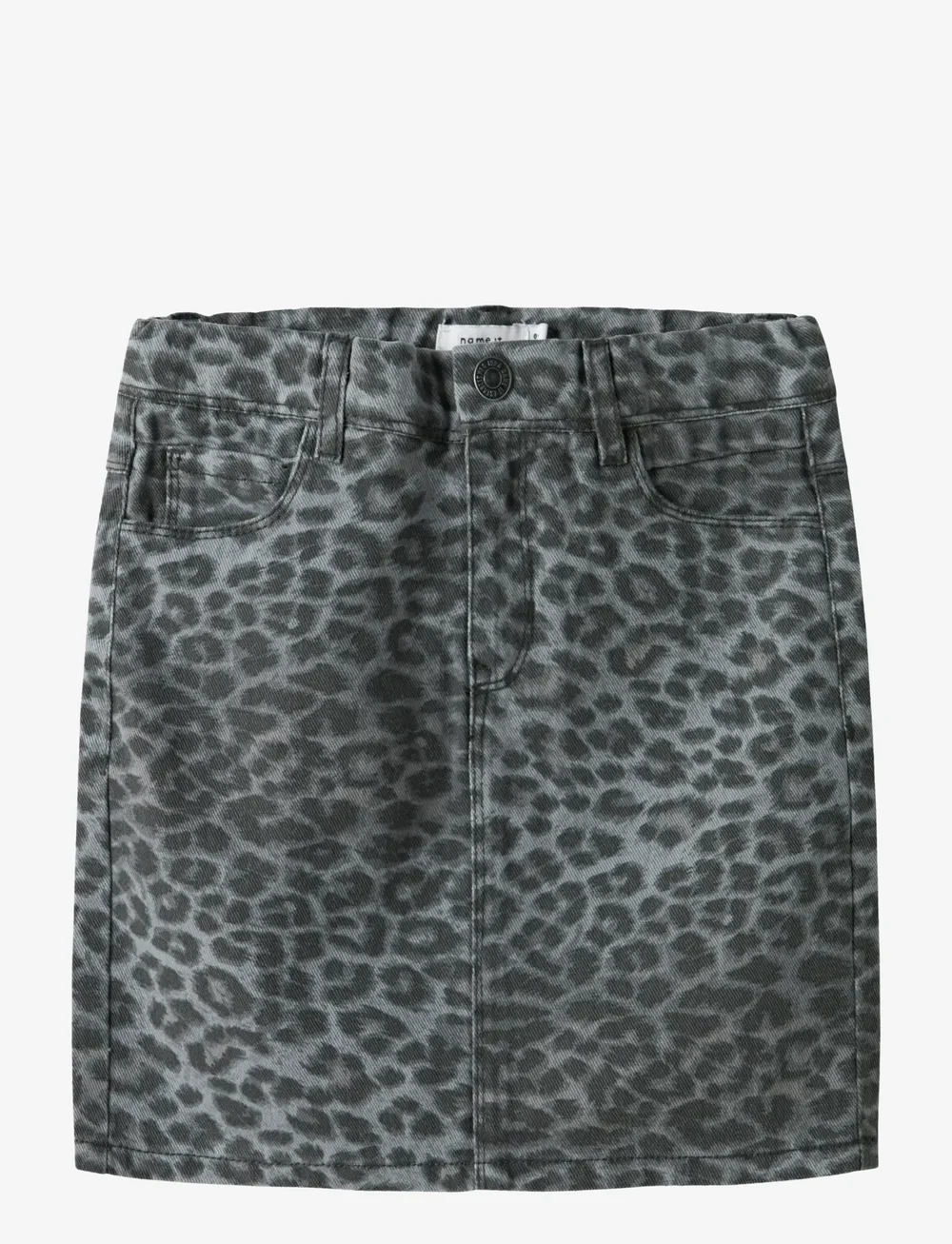 name it - NKFSALLI TWILL HW SKIRT 5422-TD N - kurze röcke - night owl - 0