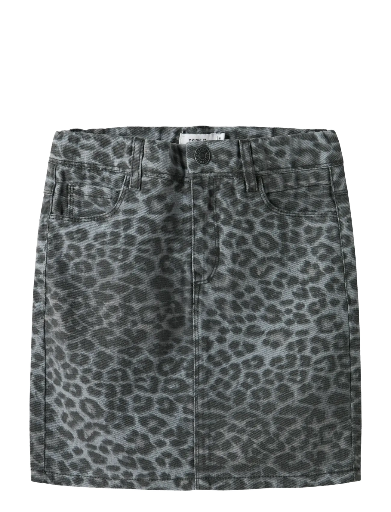 name it NKFSALLI TWILL HW SKIRT 5422-TD N - 4 for 3 - NIGHT OWL / grey