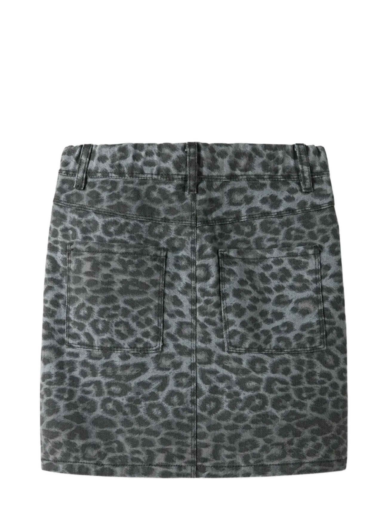 name it - NKFSALLI TWILL HW SKIRT 5422-TD N - jupes courtes - night owl - 2