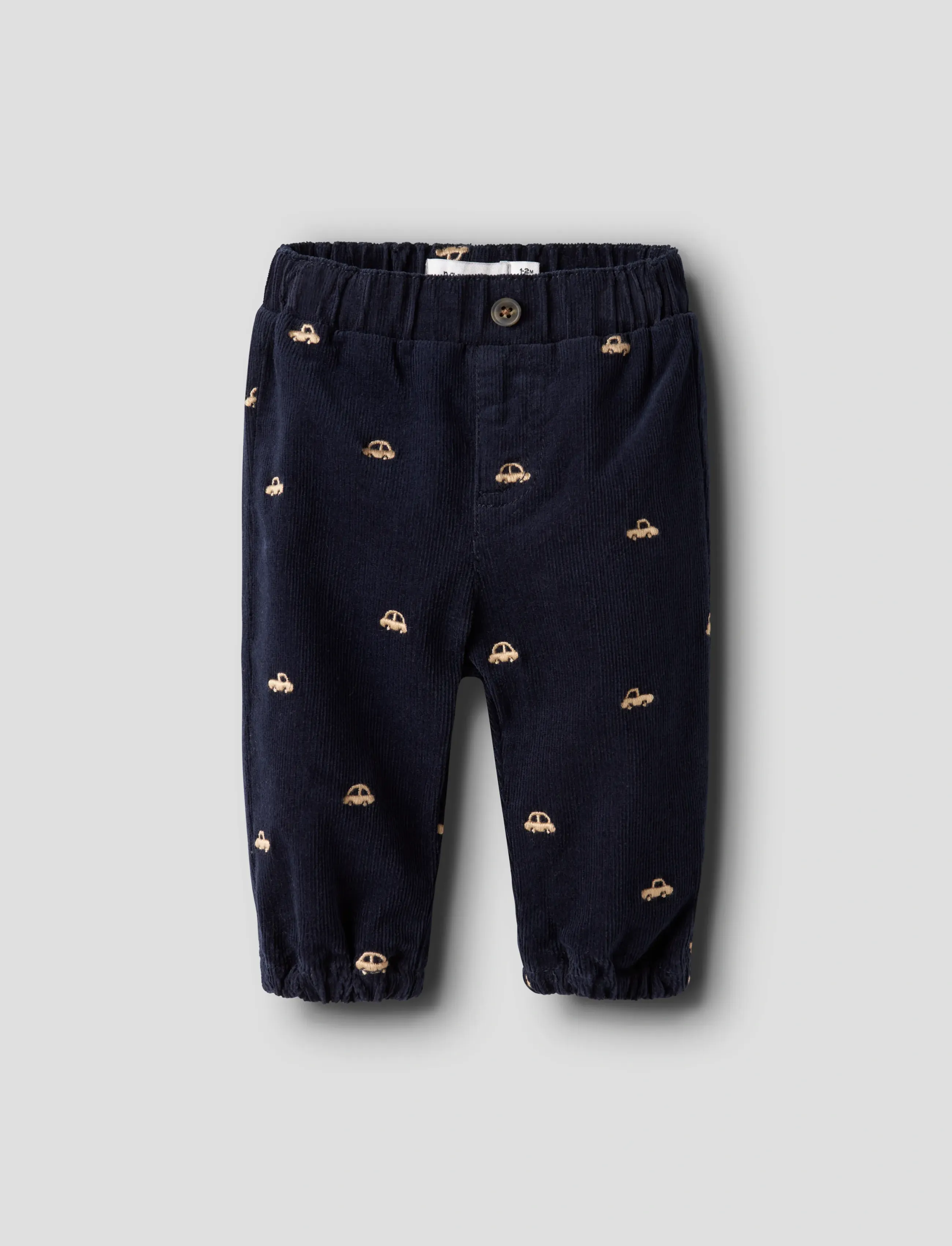 name it - NBMBEN BAGGY R CORD EMB PANT 2226-YT R - babybukser - navy blazer - 0