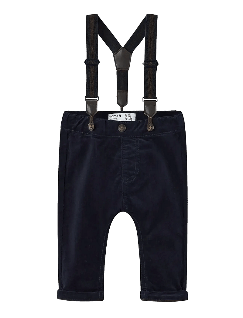 name it - NBMBEN BOW TAP CORD PANTS WB 2999-YT R - babyhosen - navy blazer - 0