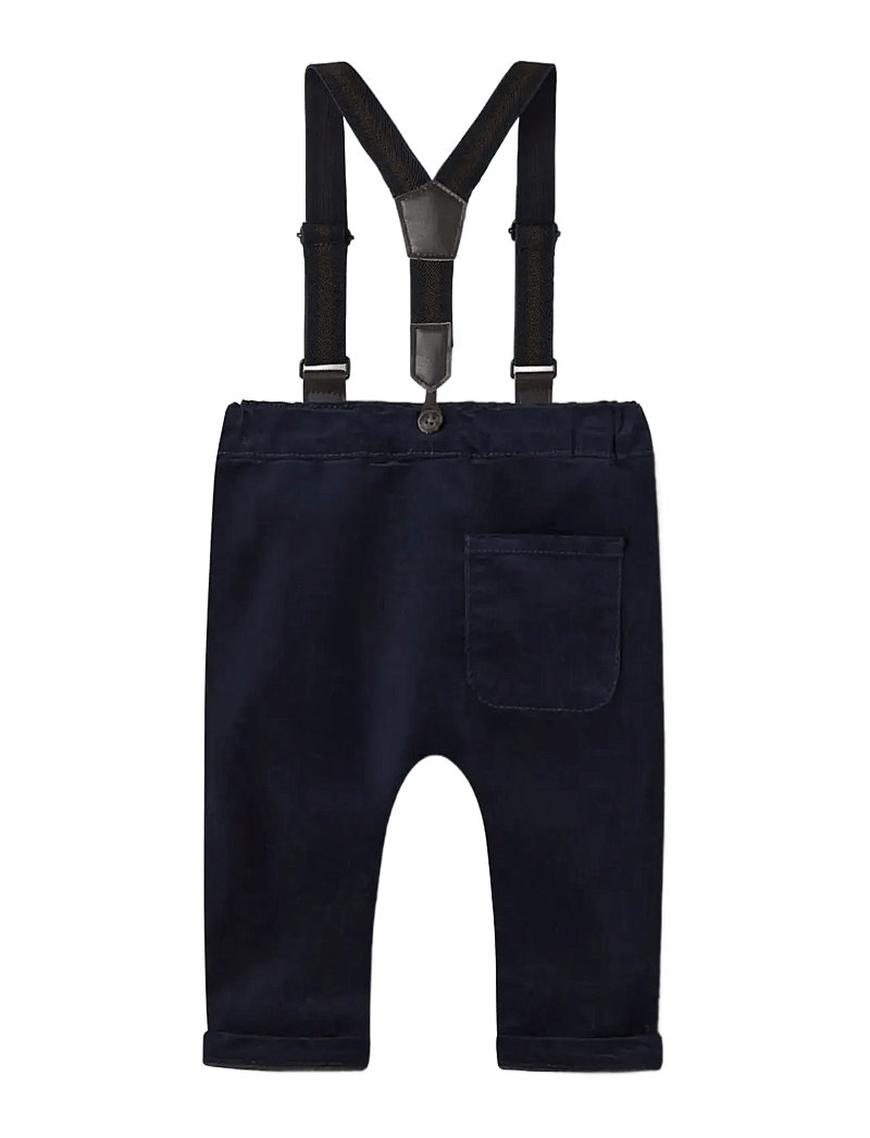 name it - NBMBEN BOW TAP CORD PANTS WB 2999-YT R - babyhosen - navy blazer - 1