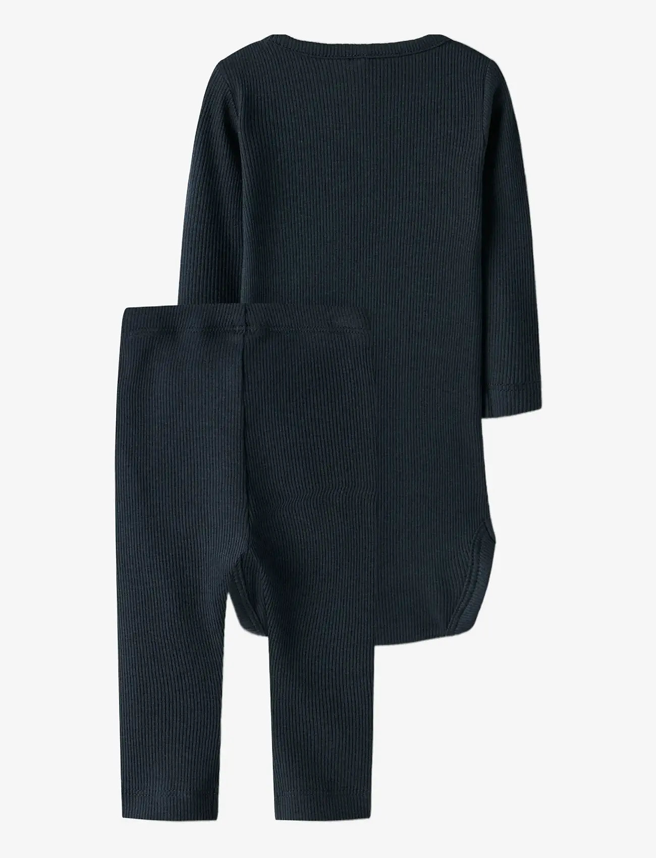 name it - NBNKAB LS BODY LEGGING SET NOOS - sæt med body - dark sapphire - 1