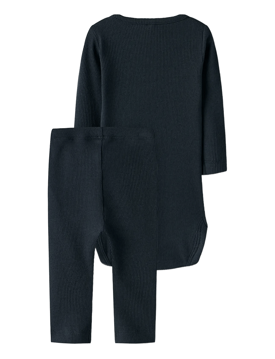 name it - NBNKAB LS BODY LEGGING SET NOOS - komplektid bodiga - dark sapphire - 1