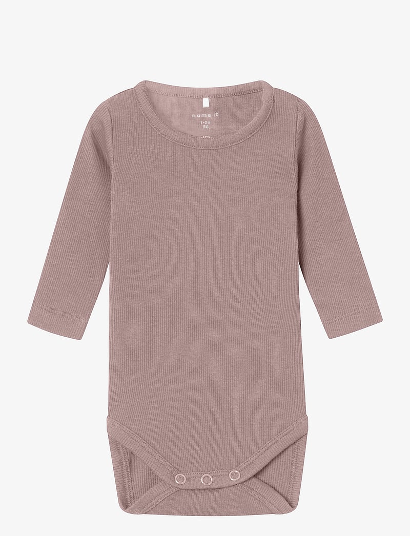 name it - NBNKAB LS BODY LEGGING SET NOOS - bodiga komplektid - deauville mauve - 1
