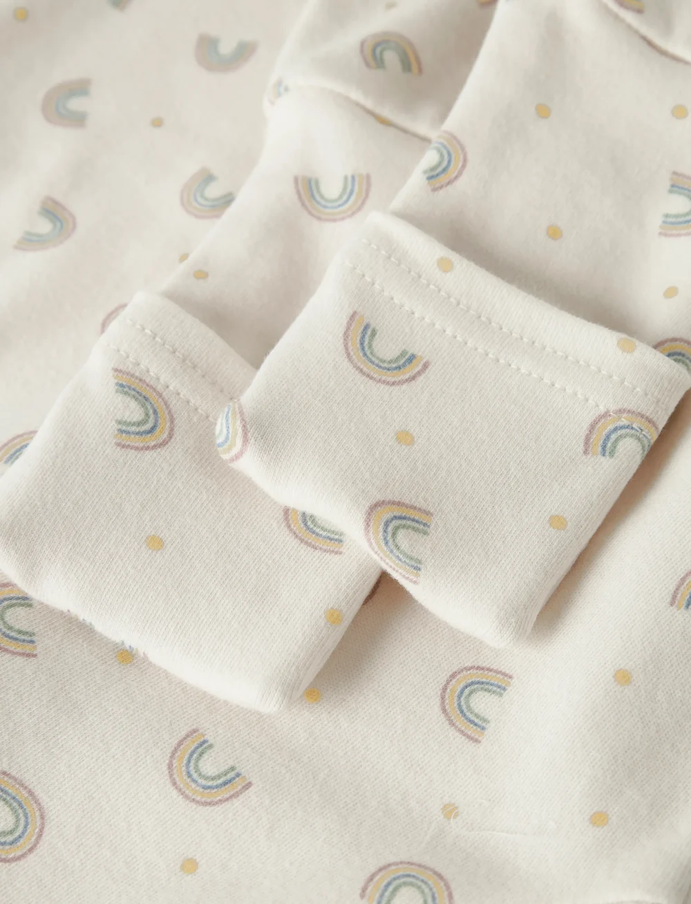 name it - NBFNIGHTSUIT ZIP FF JET RAINBOW NOOS - schlafoveralls - jet stream - 3