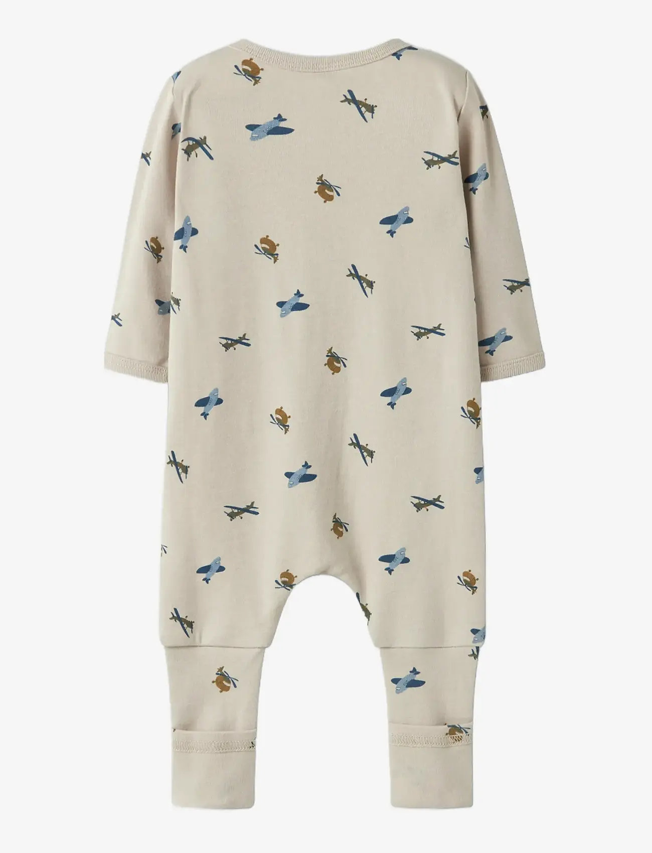 name it - NBMNIGHTSUIT ZIP FF AIRPLANE NOOS - apģērbs gulēšanai - peyote - 1