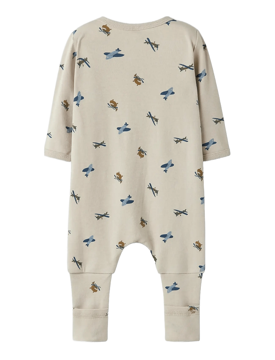 name it - NBMNIGHTSUIT ZIP FF AIRPLANE NOOS - pidžaama-kombinesoonid - peyote - 1