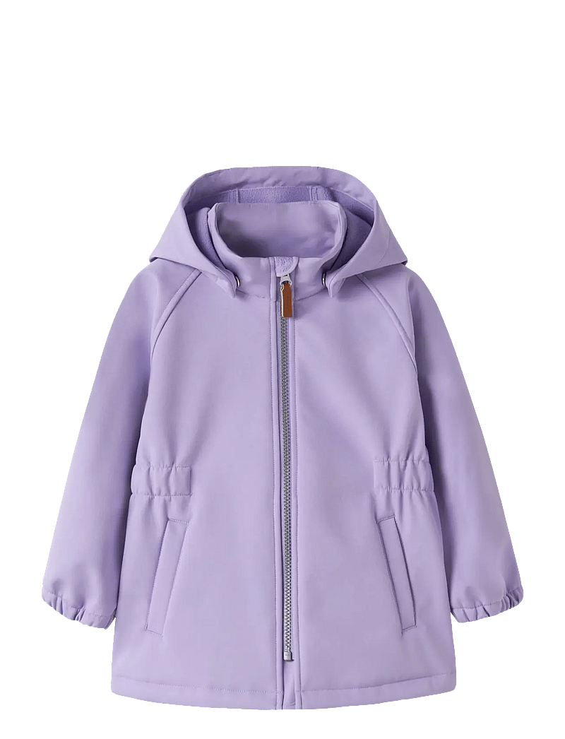 name it - NMFALFA08 SOFTSHELL JACKET MAGIC 1FO TB - softshell-jacken - sunlit allium - 0