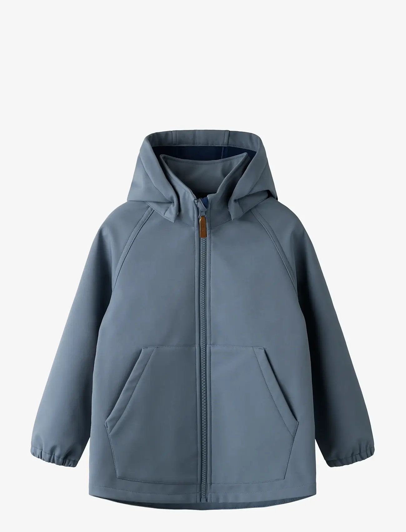 name it - NMMALFA08 SOFTSHELL JACKET MAGIC 1FO TB - softshelljackor - flint stone - 0