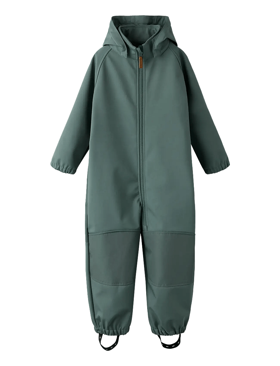 name it - NMMALFA08 SOFTSHELL SUIT MAGIC 1FO TB - softshelloveraller - balsam green - 0