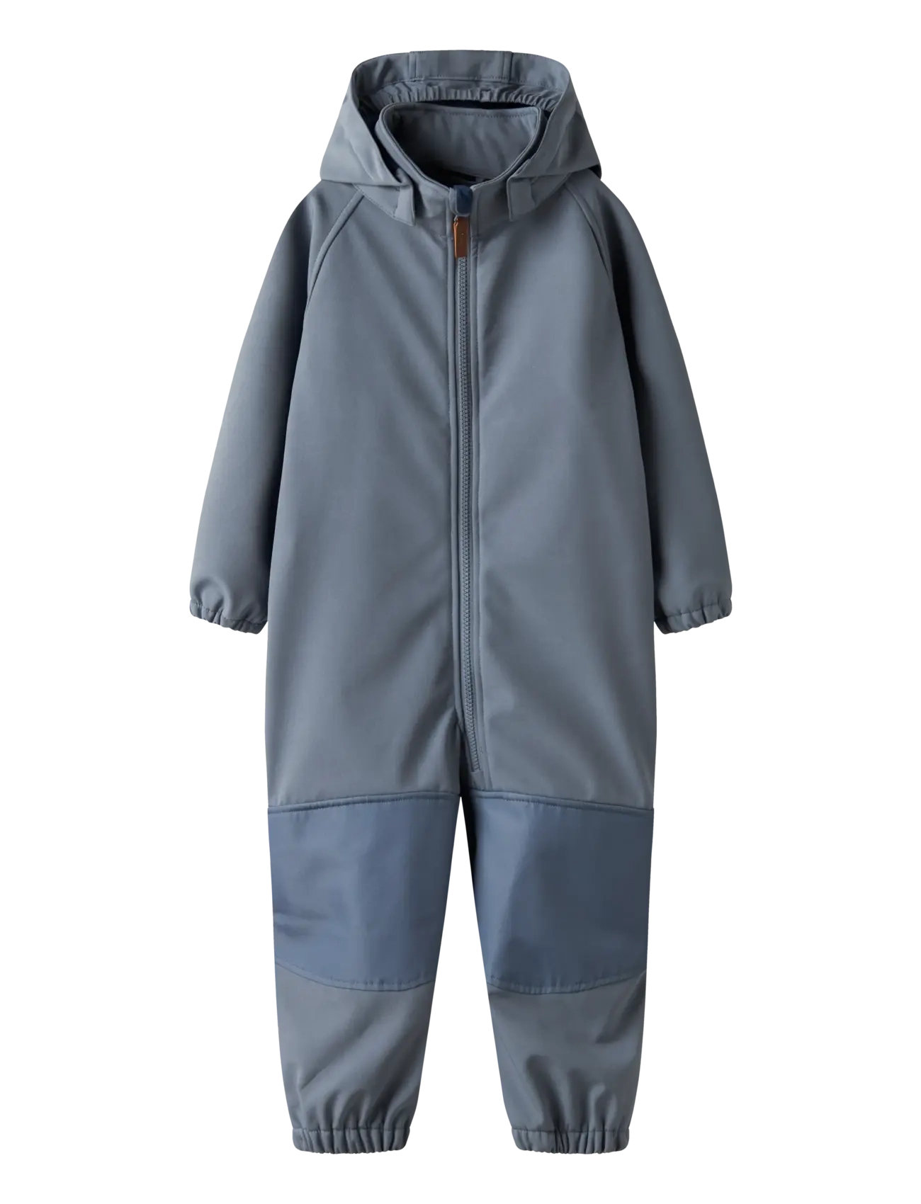 name it NMMALFA08 SOFTSHELL SUIT MAGIC 1FO TB - Softshell-Overalls - FLINT STONE / blue
