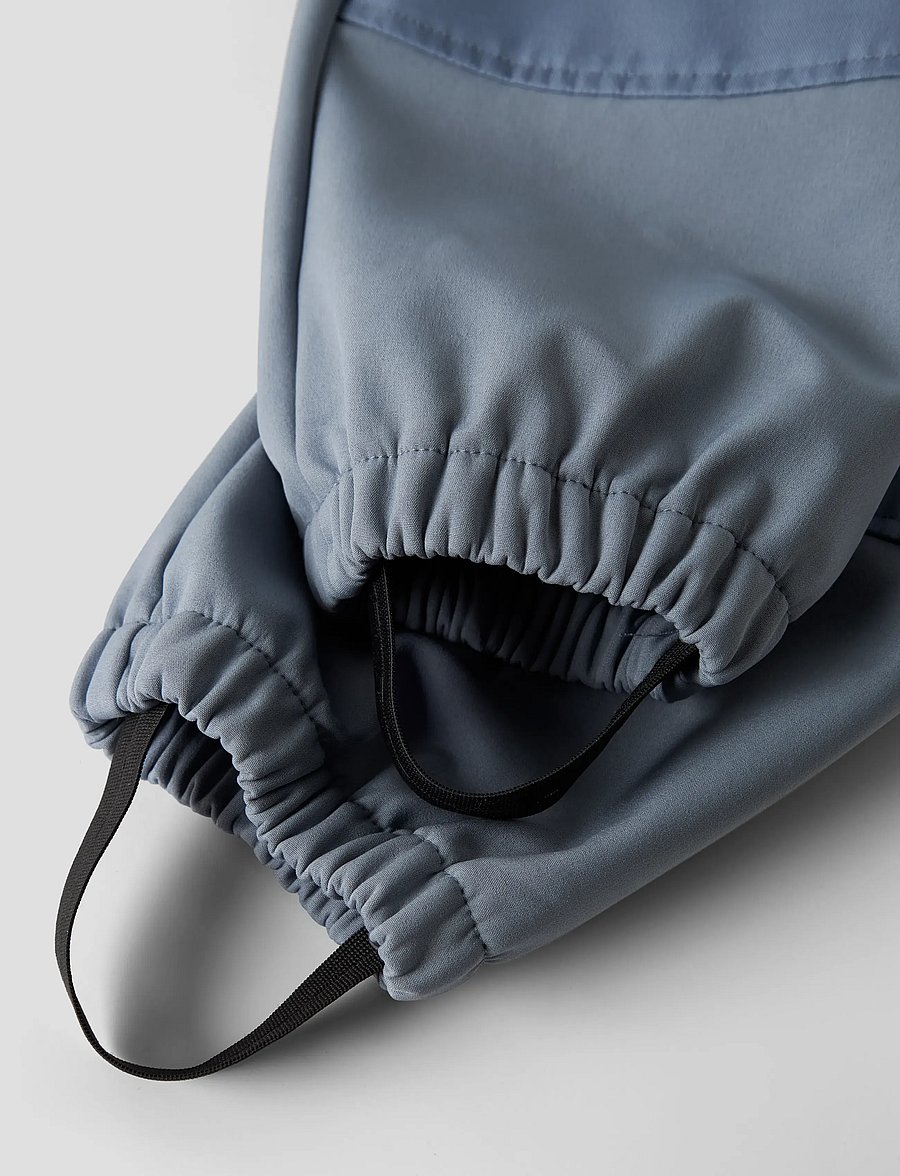name it - NMMALFA08 SOFTSHELL SUIT MAGIC 1FO TB - softshelloveraller - flint stone - 3