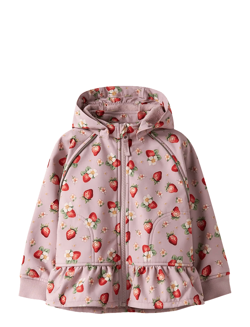 name it - NMFALFA08 SOFTSHELL JACKET PEBLUM FO - softshell jakker - keepsake lilac - 1