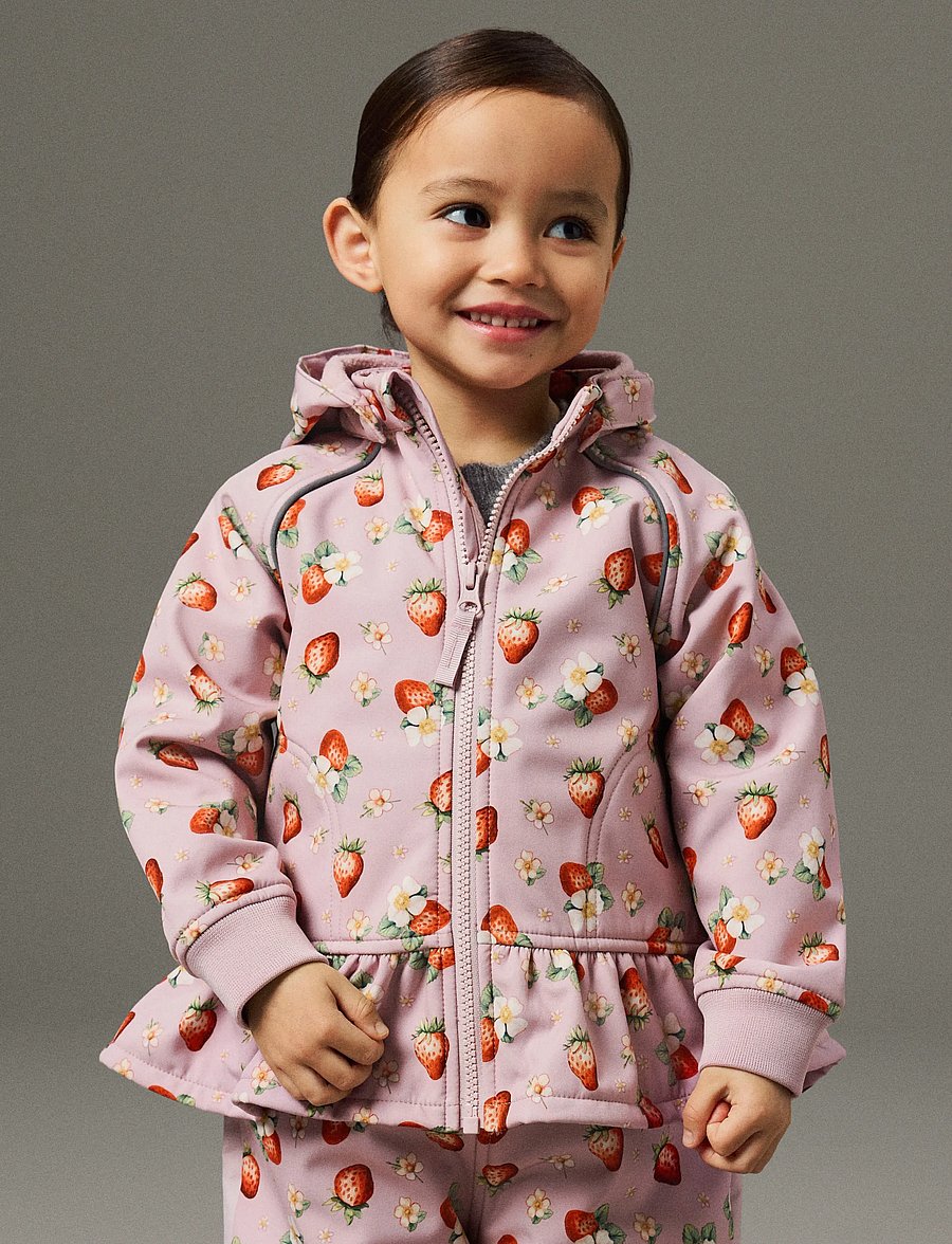 name it - NMFALFA08 SOFTSHELL JACKET PEBLUM FO - softshell-jacken - keepsake lilac - 4