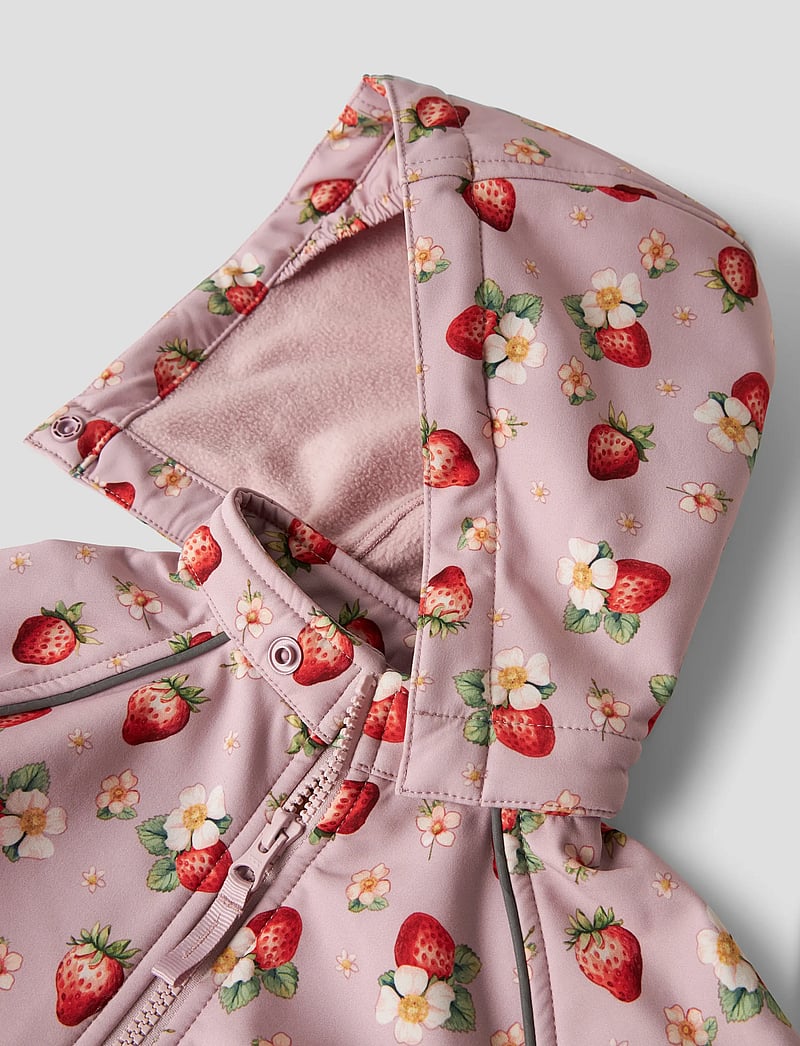 name it - NMFALFA08 SOFTSHELL JACKET PEBLUM FO - softshell jakker - keepsake lilac - 5