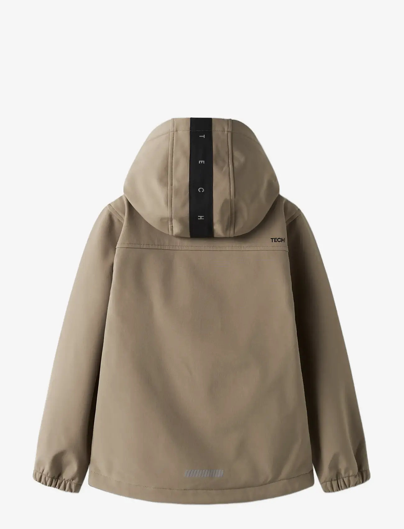 name it - NKMALFA08 SOFTSHELL JACKET RUN FO - efterårsjakker - fossil - 2