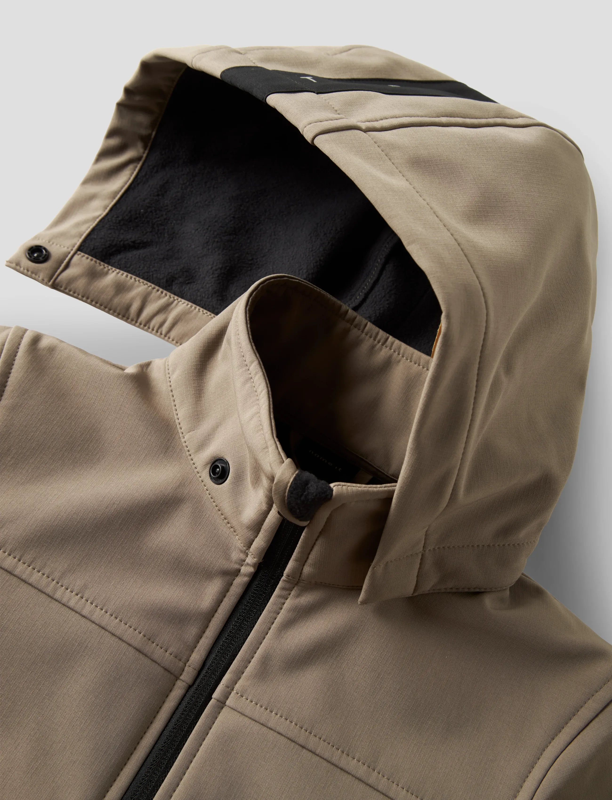 name it - NKMALFA08 SOFTSHELL JACKET RUN FO - herbstjacken - fossil - 5