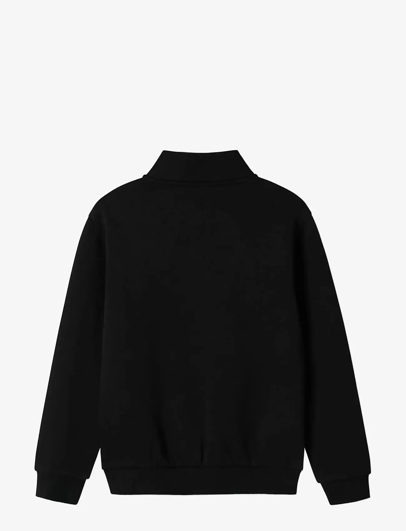 name it - NKMBRODY LS NREG SWEAT ZIP BRU NOOS - black - 2