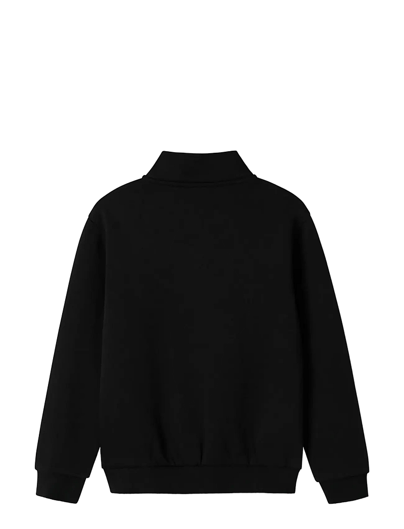 name it - NKMBRODY LS NREG SWEAT ZIP BRU NOOS - black - 2