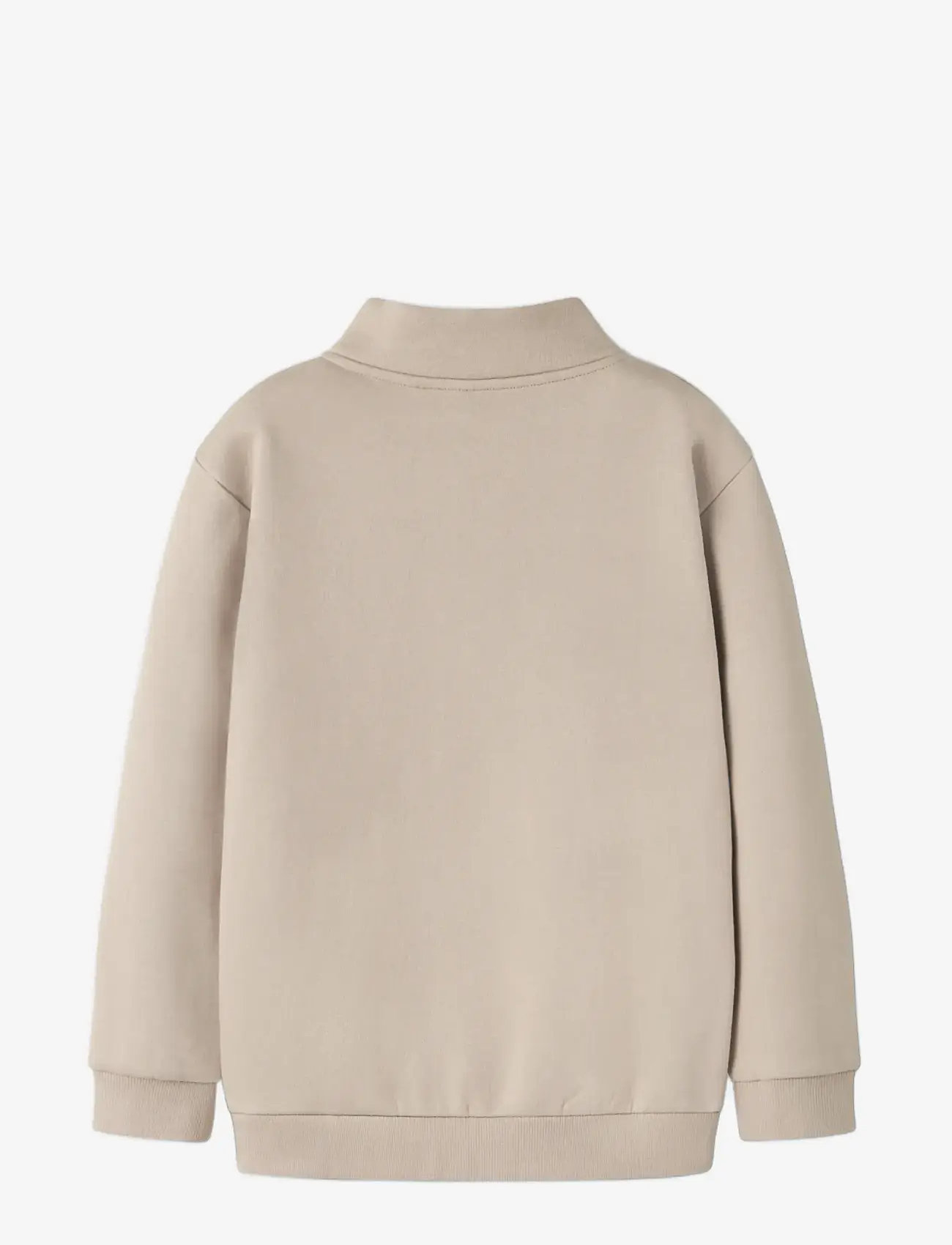 name it - NKMBRODY LS NREG SWEAT ZIP BRU NOOS - pure cashmere - 1