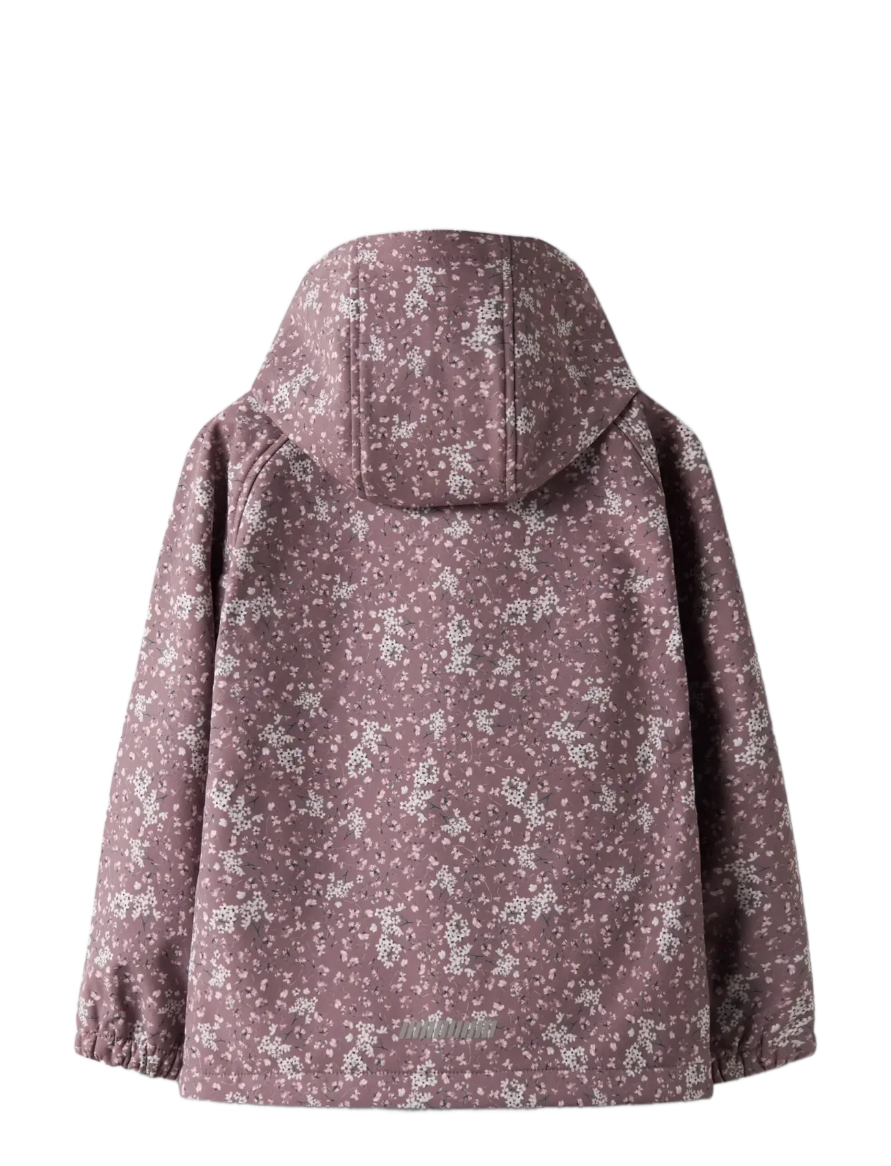 name it - NKFALFA08 SOFTSHELL JACKET AOP 1FO - fall jackets - grape shake - 2
