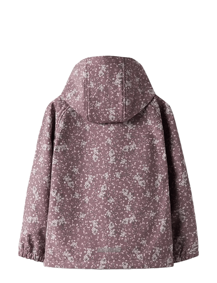 name it - NKFALFA08 SOFTSHELL JACKET AOP 1FO - softshelljassen - grape shake - 2