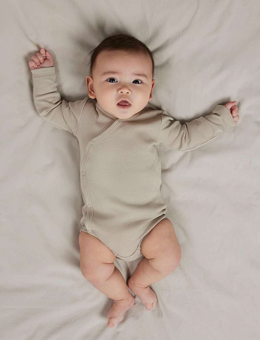 name it - NBNBODY 2P LS WRAP SOLID NOOS - rompers in multipack - pure cashmere - 0