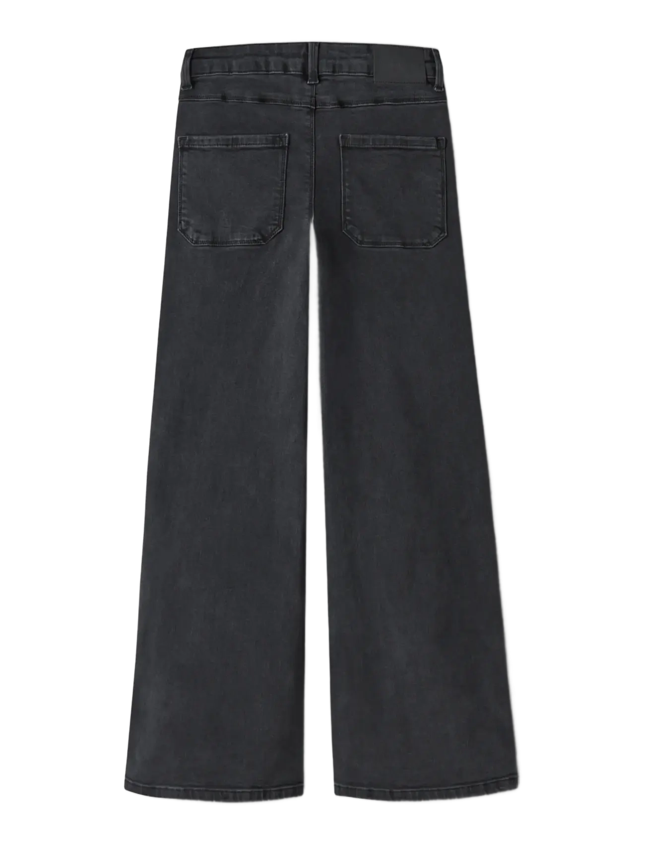 name it - NKFPOLLY X-WIDE JEANS 3057-FR NOOS - brede jeans - black denim - 1
