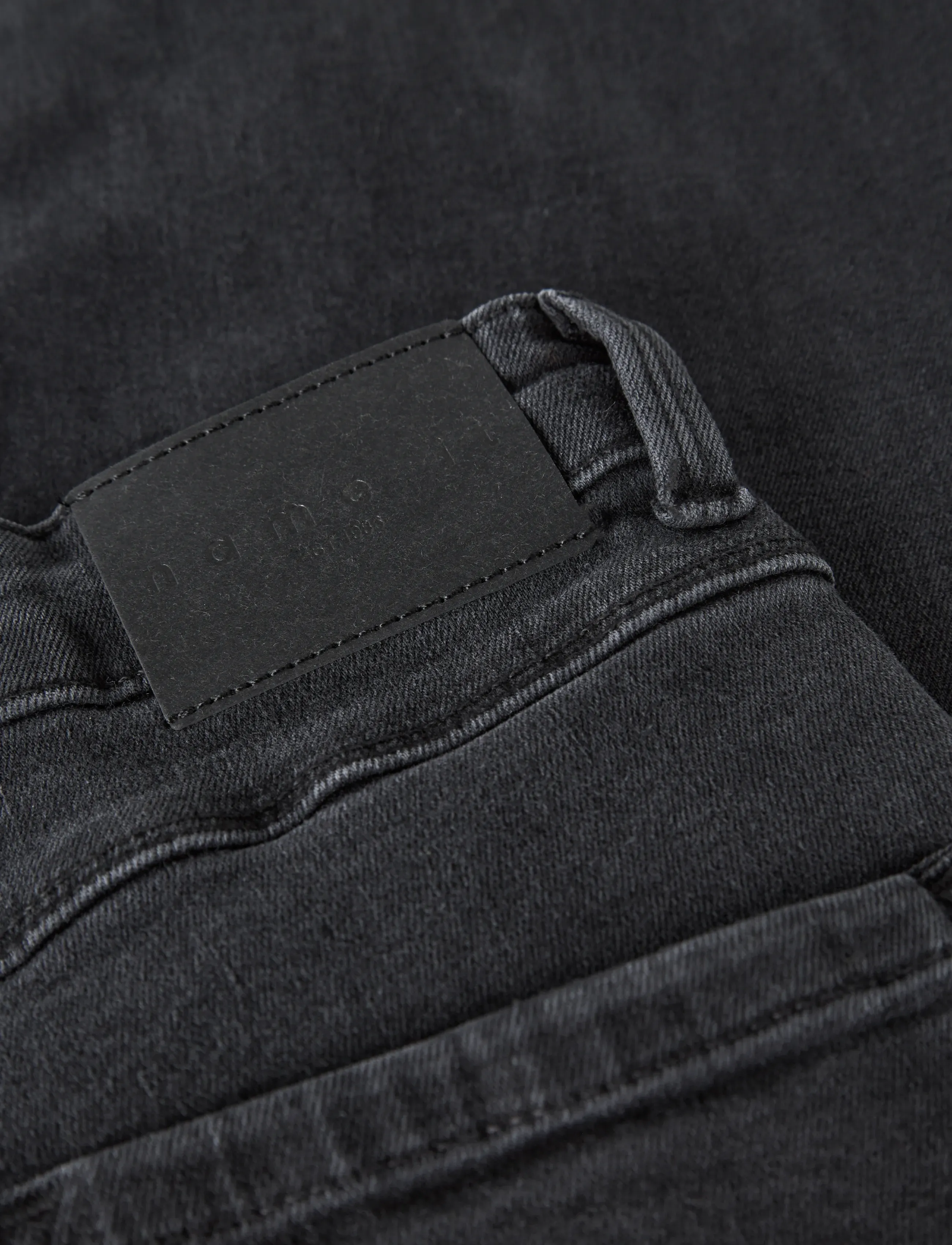 name it - NKFPOLLY X-WIDE JEANS 3057-FR NOOS - brede jeans - black denim - 4