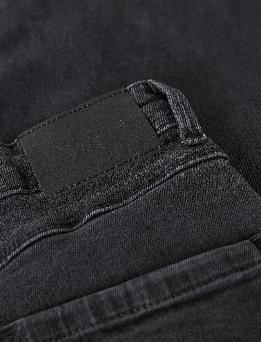 name it - NKFPOLLY X-WIDE JEANS 3057-FR NOOS - brede jeans - black denim - 4