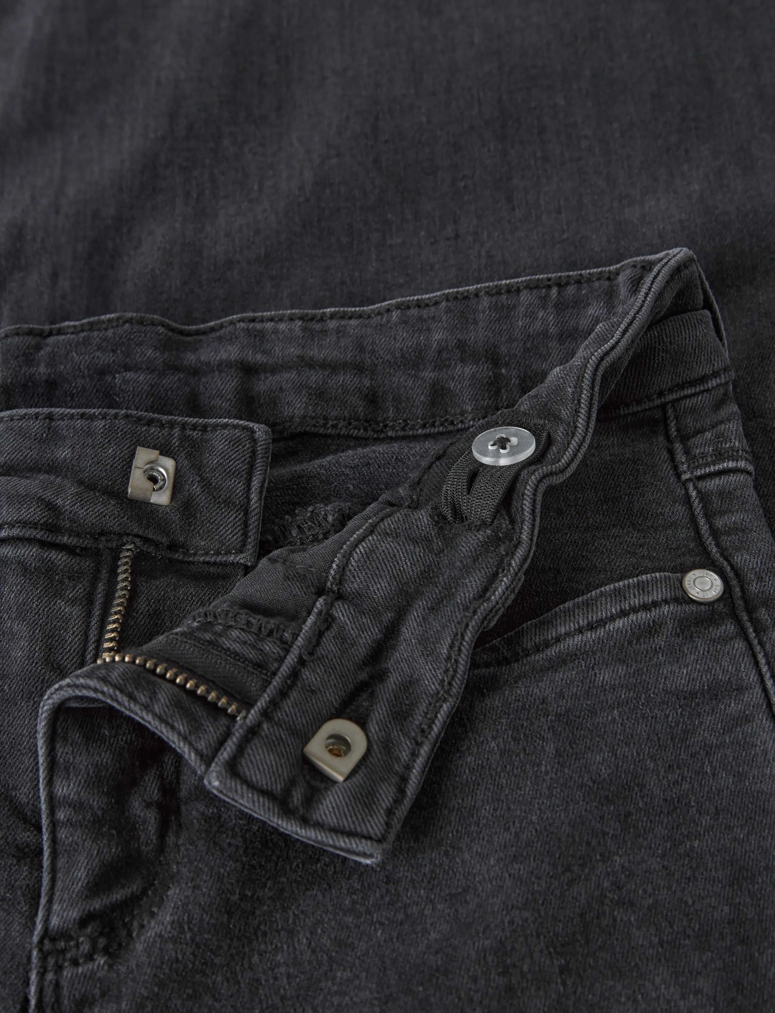 name it - NKFPOLLY X-WIDE JEANS 3057-FR NOOS - brede jeans - black denim - 5