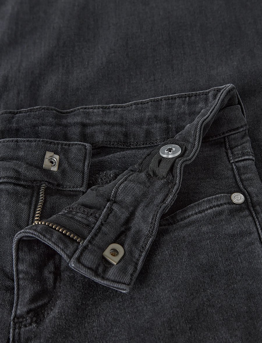 name it - NKFPOLLY X-WIDE JEANS 3057-FR NOOS - brede jeans - black denim - 5