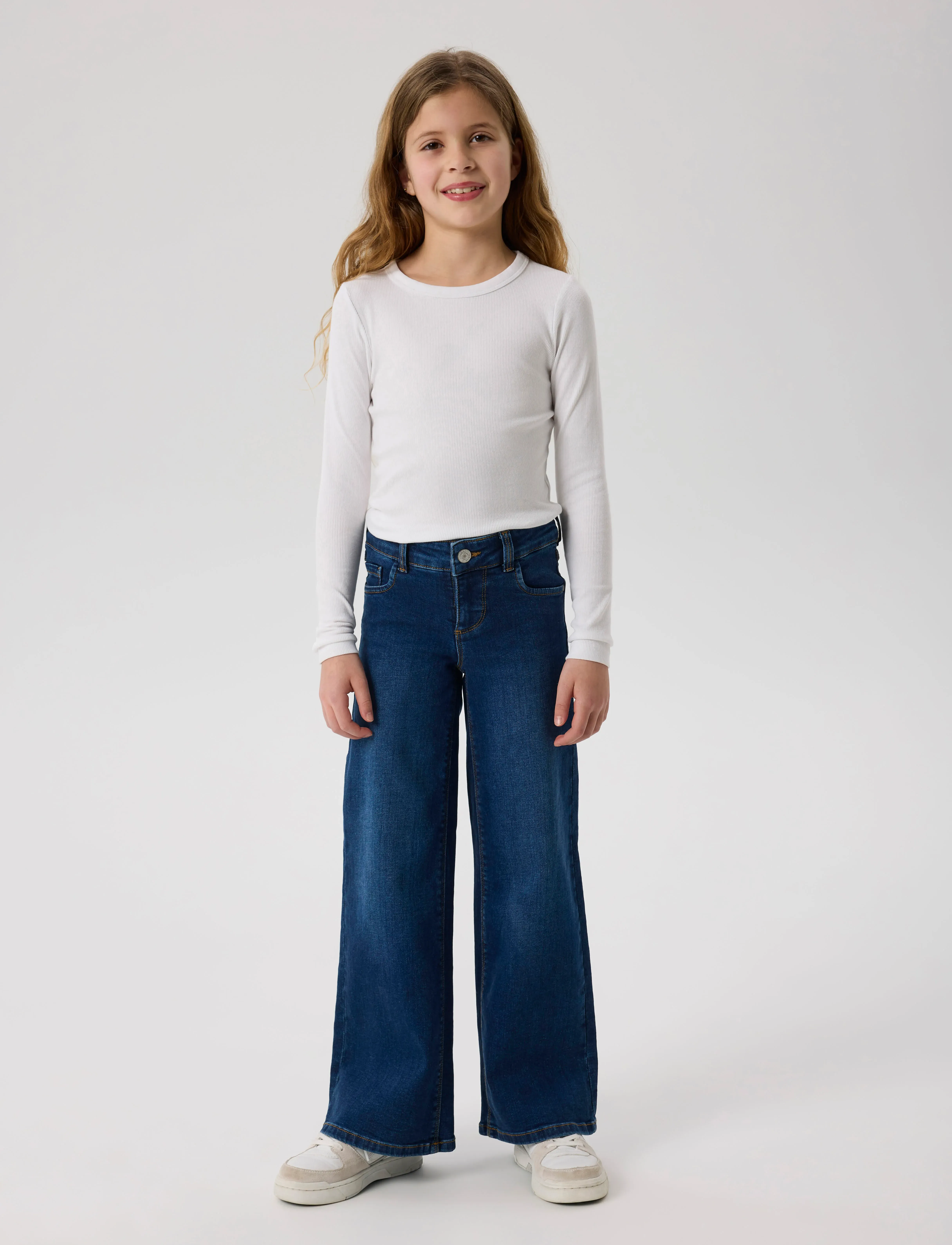 name it NKFPOLLY X-WIDE JEANS 3057-FR NOOS - Underdele - DARK BLUE DENIM / navy