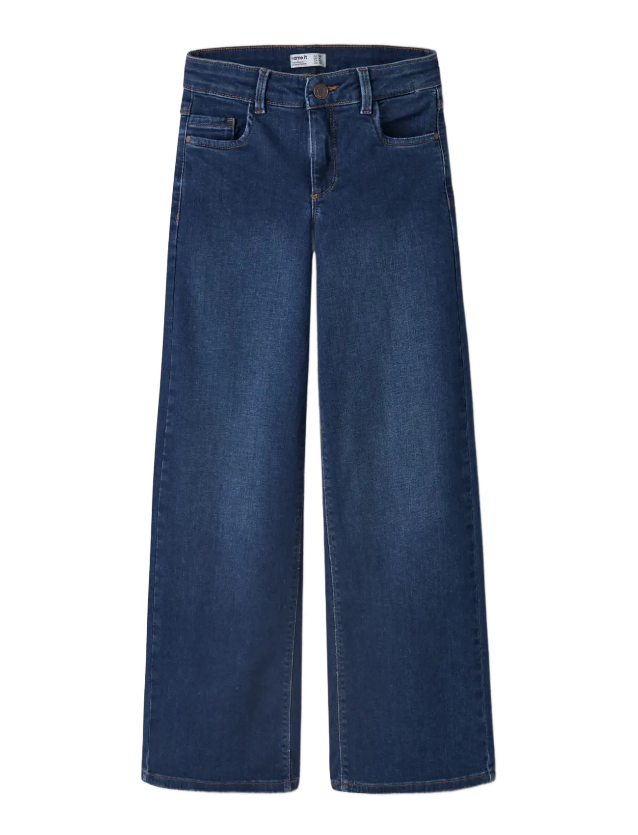 name it - NKFPOLLY X-WIDE JEANS 3057-FR NOOS - vide jeans - dark blue denim - 3