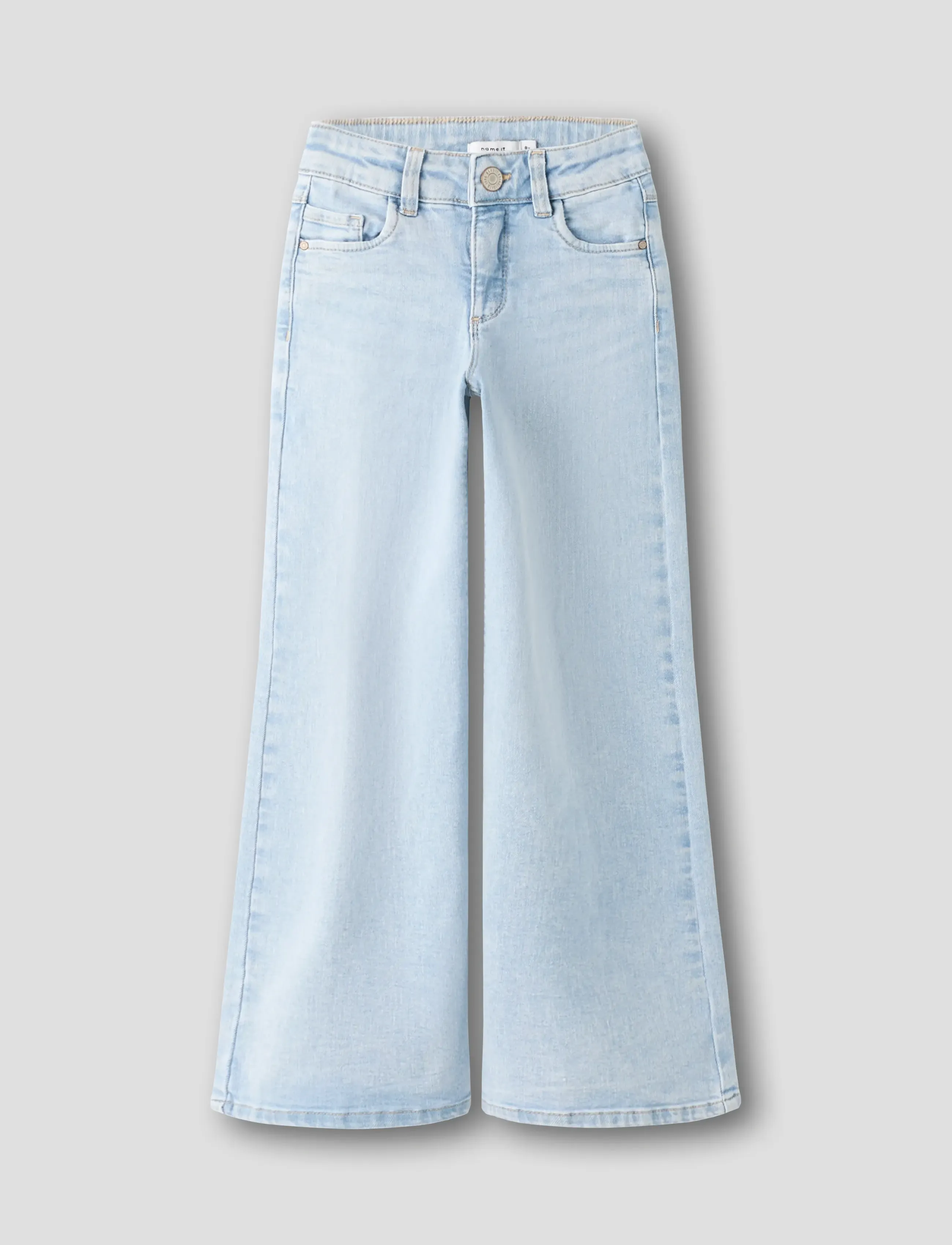 name it NKFPOLLY X-WIDE JEANS 3057-FR NOOS - Jeans - LIGHT BLUE DENIM / blue