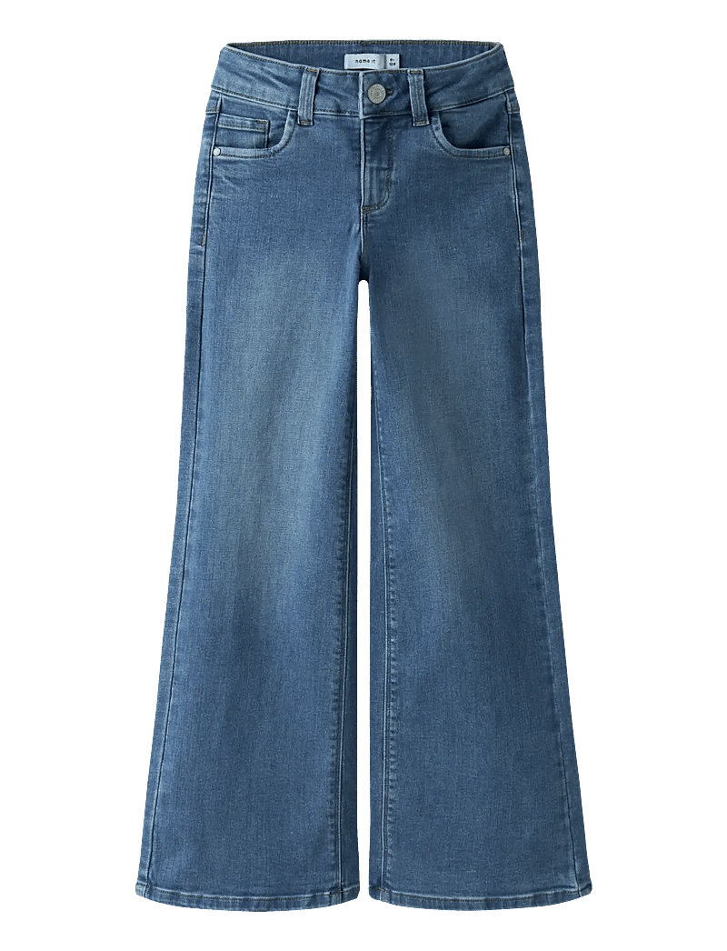 name it - NKFPOLLY X-WIDE JEANS 3057-FR NOOS - brede jeans - medium blue denim - 1