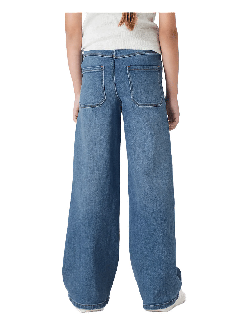 name it - NKFPOLLY X-WIDE JEANS 3057-FR NOOS - brede jeans - medium blue denim - 3
