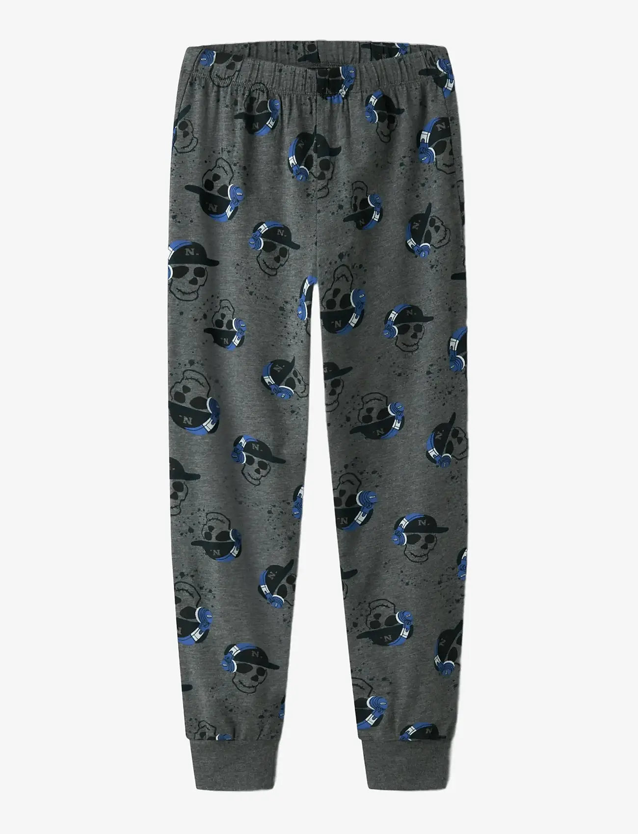 name it - NKMNIGHTSET DARK GREY MEL SKULL NOOS - komplektid - dark grey melange - 2