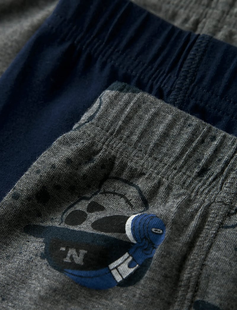 name it - NMMTIGHTS 3P DARK GREY MEL SKULL NOOS - underbukser - dark grey melange - 4