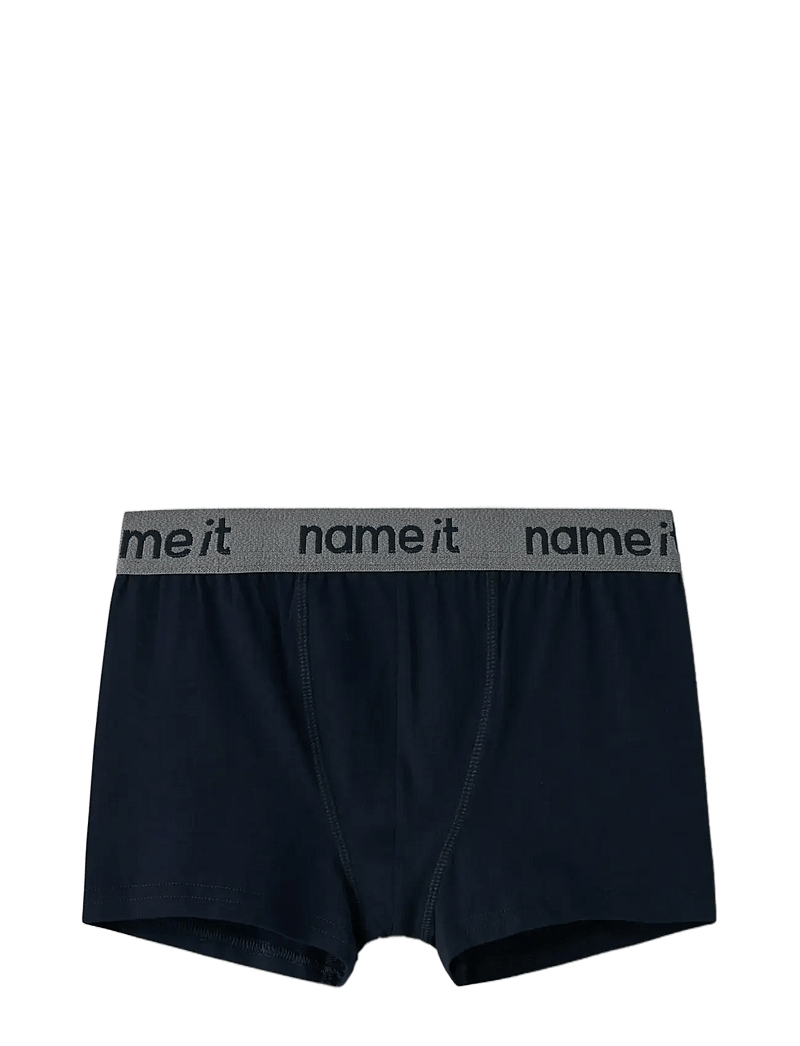 name it - NKMBOXER 3P DARK GREY MEL SKULL NOOS - underbukser - dark grey melange - 3