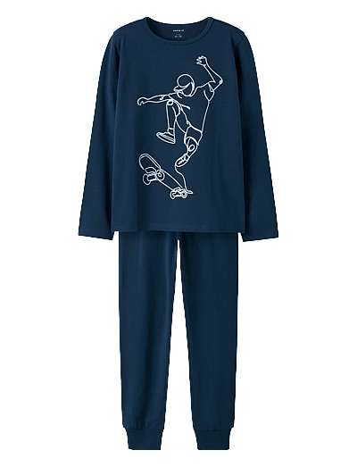 name it NKMNIGHTSET TITAN SKATER NOOS - Apģērbs - TITAN / blue