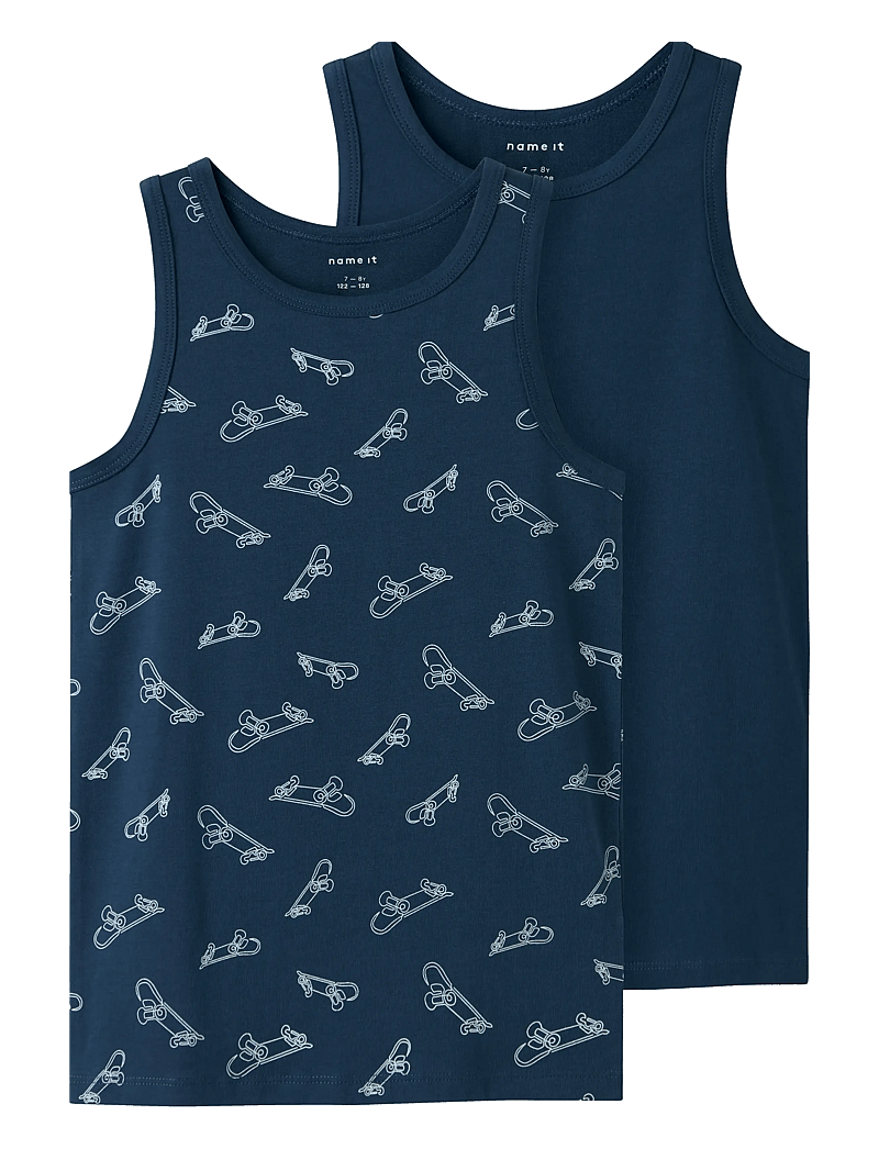 name it - NKMTANK TOP 2P TITAN SKATER NOOS - linnen - titan - 0