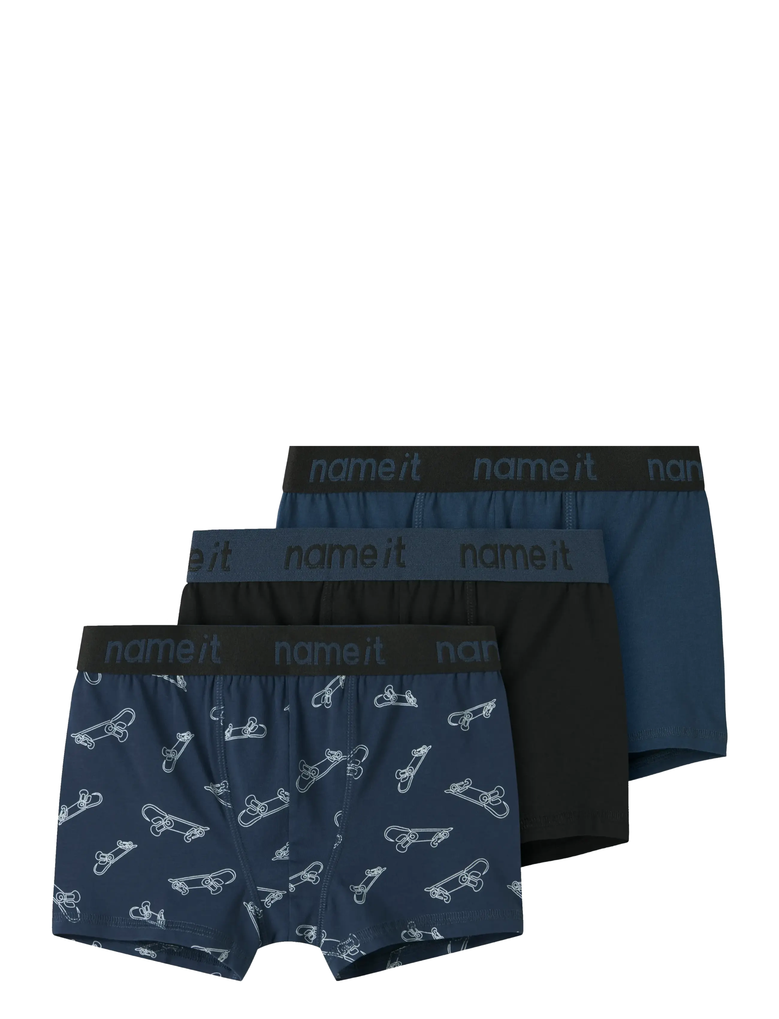 name it - NKMBOXER 3P TITAN SKATER NOOS - sous-vêtements pour hommes - titan - 0