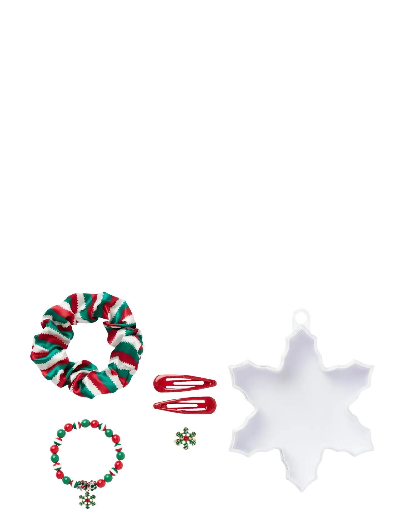 name it NKFRISTMAS SET - Haarnadeln - CLOUD DANCER / multi