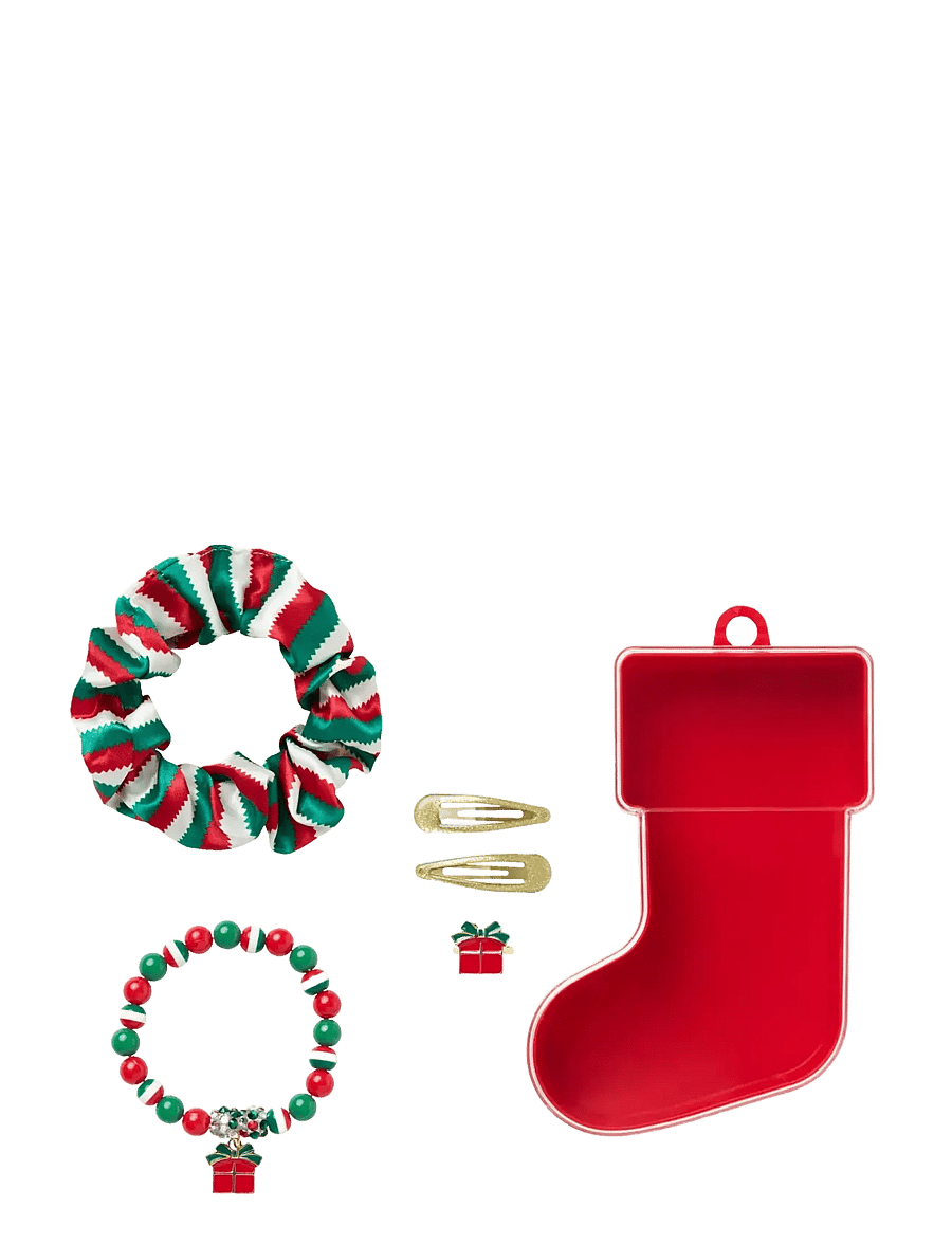 name it - NKFRISTMAS SET - haarnadeln - jester red - 1