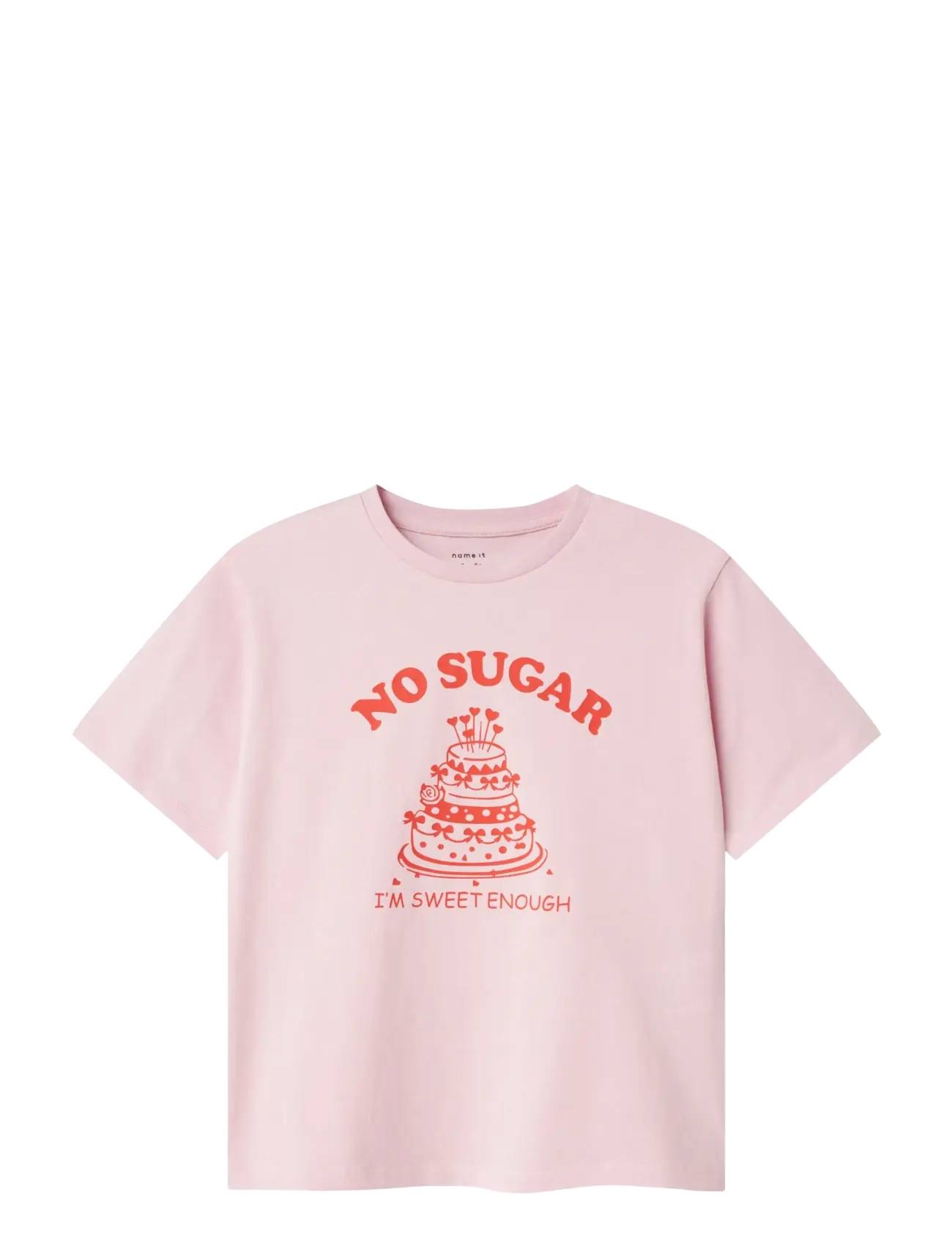 name it NKFNASSANDRA NREG SS TOP - Overdele - SWEET DREAMS / pink/rose