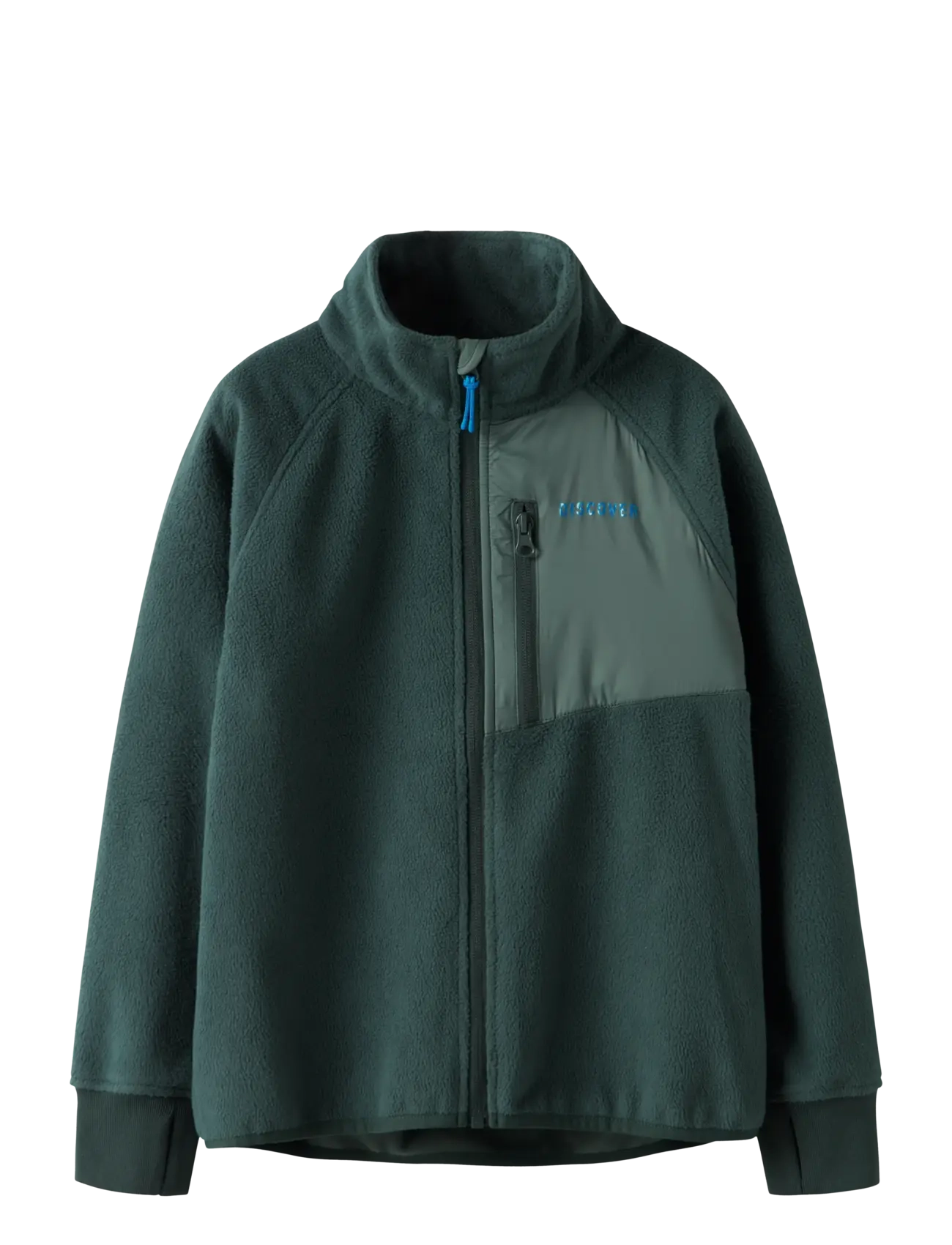 name it NKNMOVE03 WINDFLEECE JACKET2 FO - Õueriided - GREEN GABLES / green