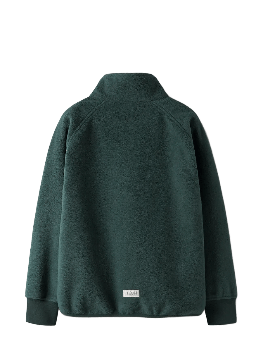 name it - NKNMOVE03 WINDFLEECE JACKET2 FO - fliisjakid - green gables - 1